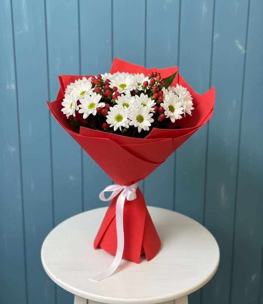 Букет цветов из: Хризантемы в Вольгинский