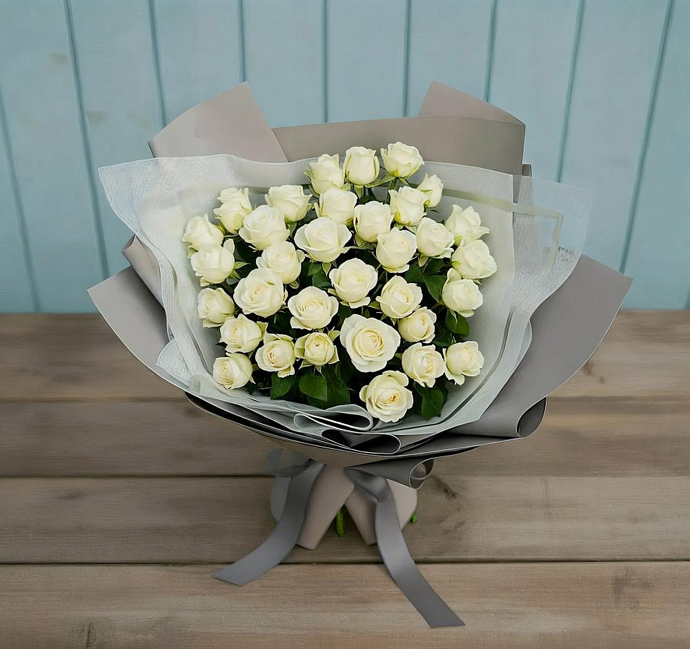 Букет Белоснежная нежность в Вольгинский