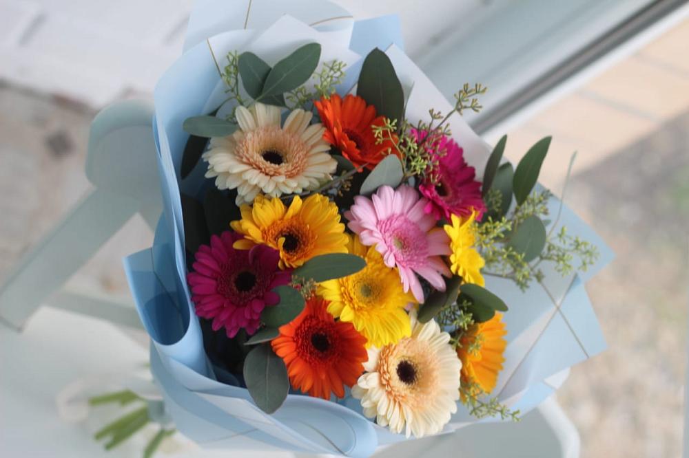 Букет цветов из: Герберы в Вольгинский