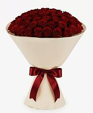 Букет 101 Бордовая роза Блэк Бакарра в Вольгинский