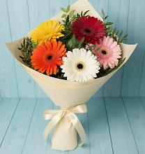 Букет цветов из:  Герберы в Вольгинский