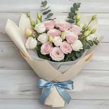 Букет цветов из:  Лизиантусы в Вольгинский