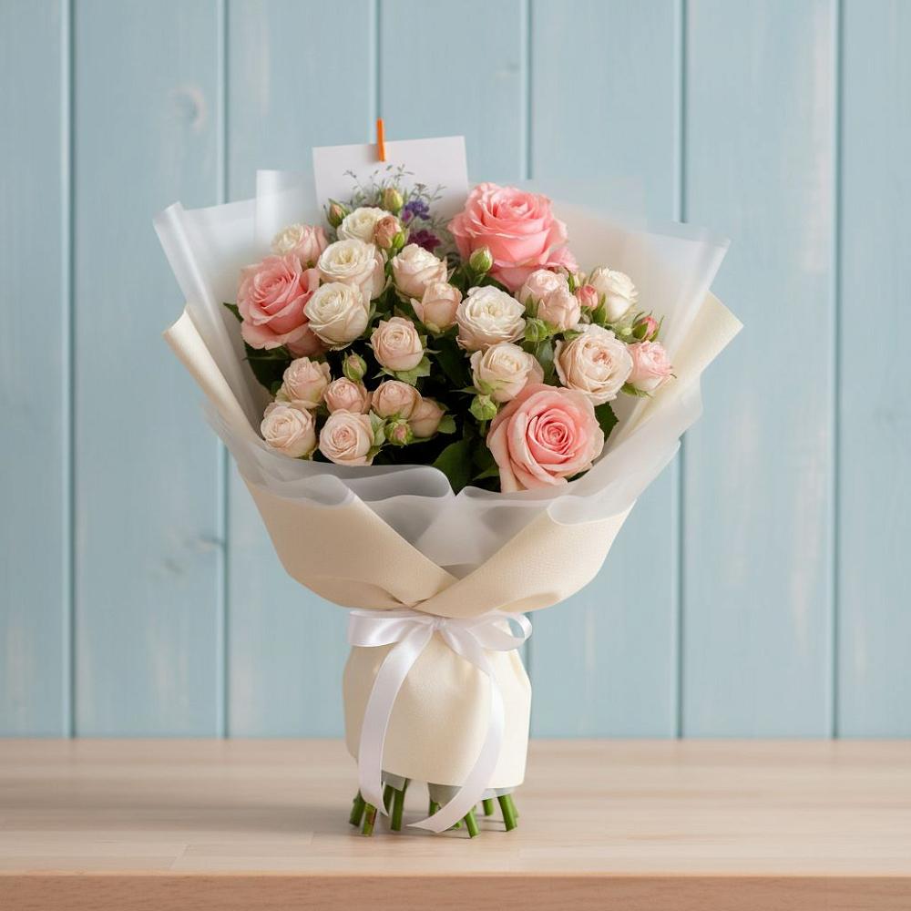 Букет цветов из: Розы в Вольгинский