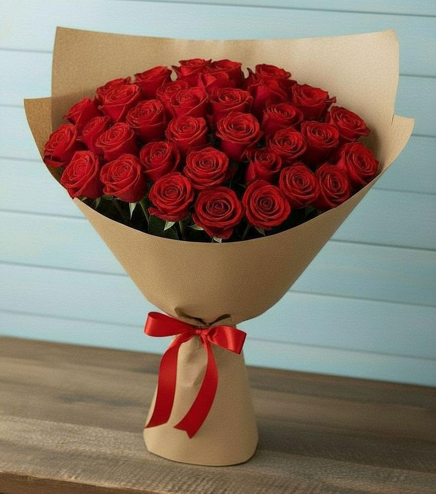 Букет Красные розы Милано в Вольгинский