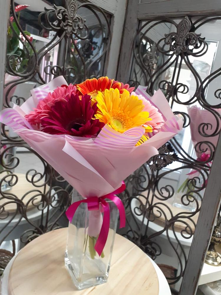 Букет цветов из: Герберы в Вольгинский