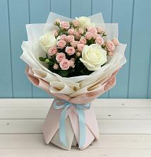Букет цветов из:  Розы в Вольгинский