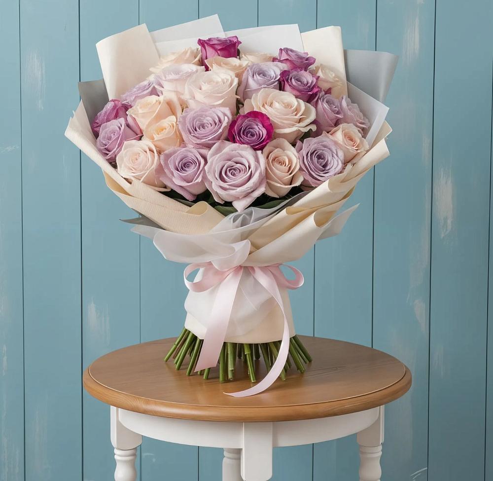 Букет цветов из: Розы в Вольгинский