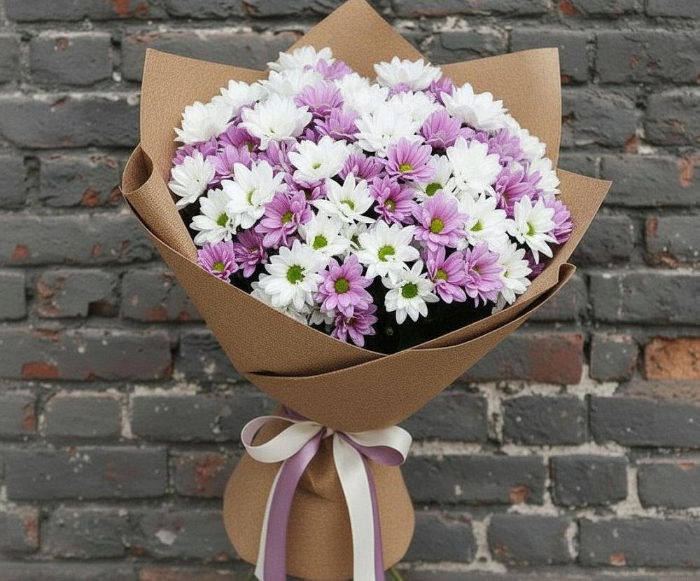 Букет цветов из: Хризантемы в Вольгинский