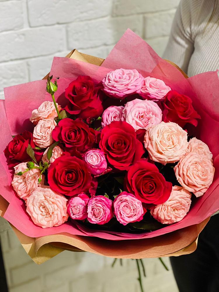 Букет цветов из: Розы в Вольгинский