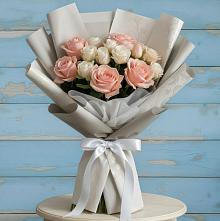 Букет цветов из:  Розы #REPLACE_PRED# Вольгинский