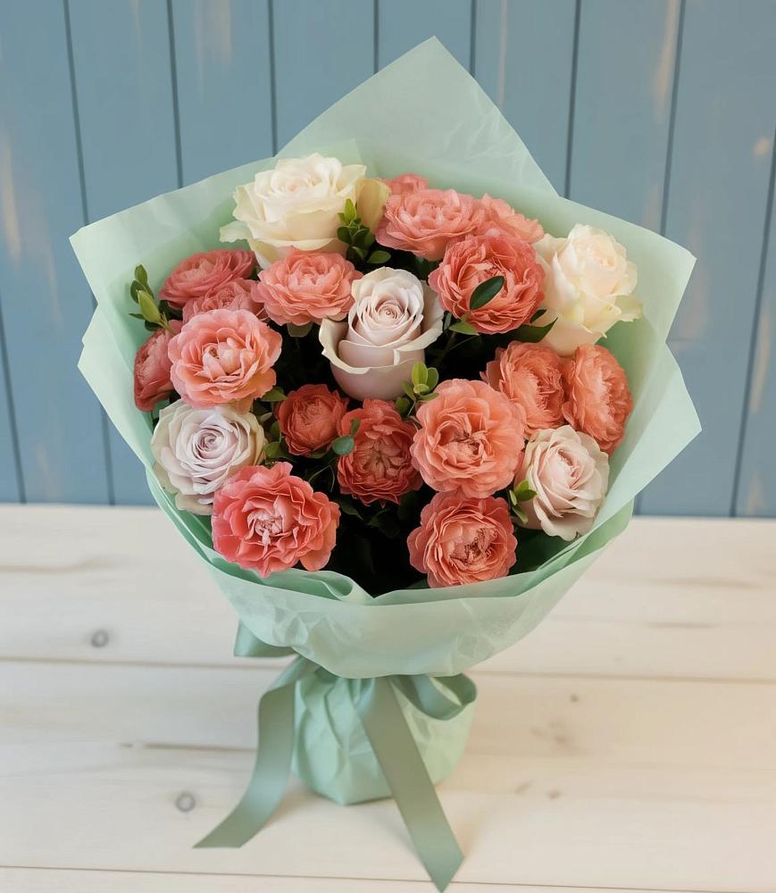 Букет цветов из: Розы в Вольгинский