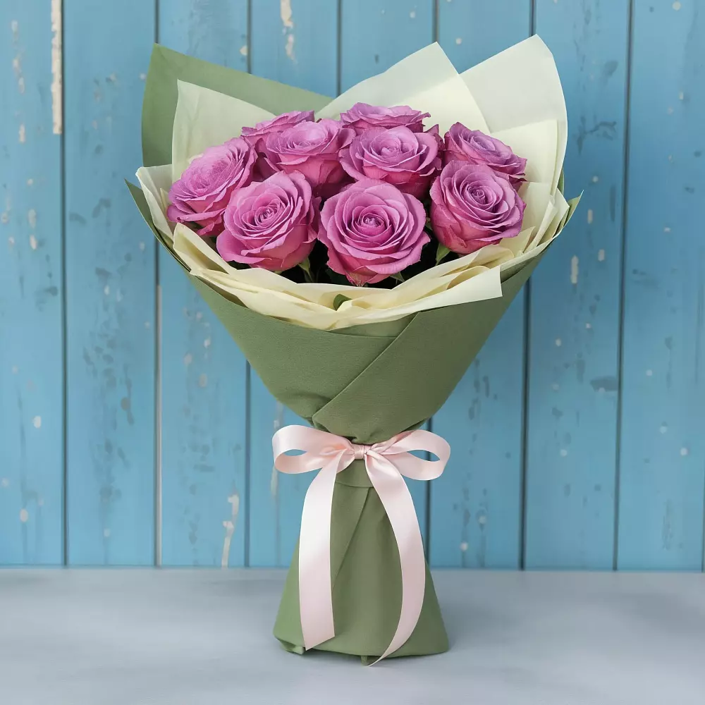 Букет Розы Фёрст Леди в Вольгинский