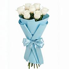 Букет 7 белых роз Проуд #REPLACE_PRED# Вольгинский