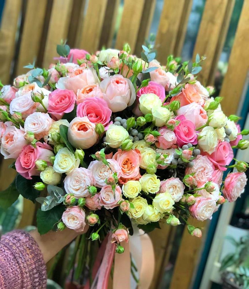 Букет цветов из: Розы в Вольгинский