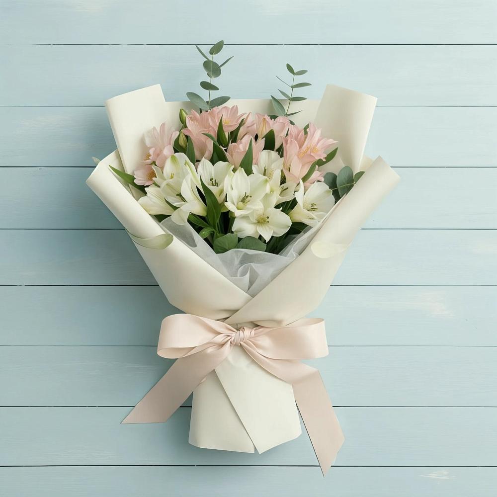 Букет цветов из: Альстромерии в Вольгинский