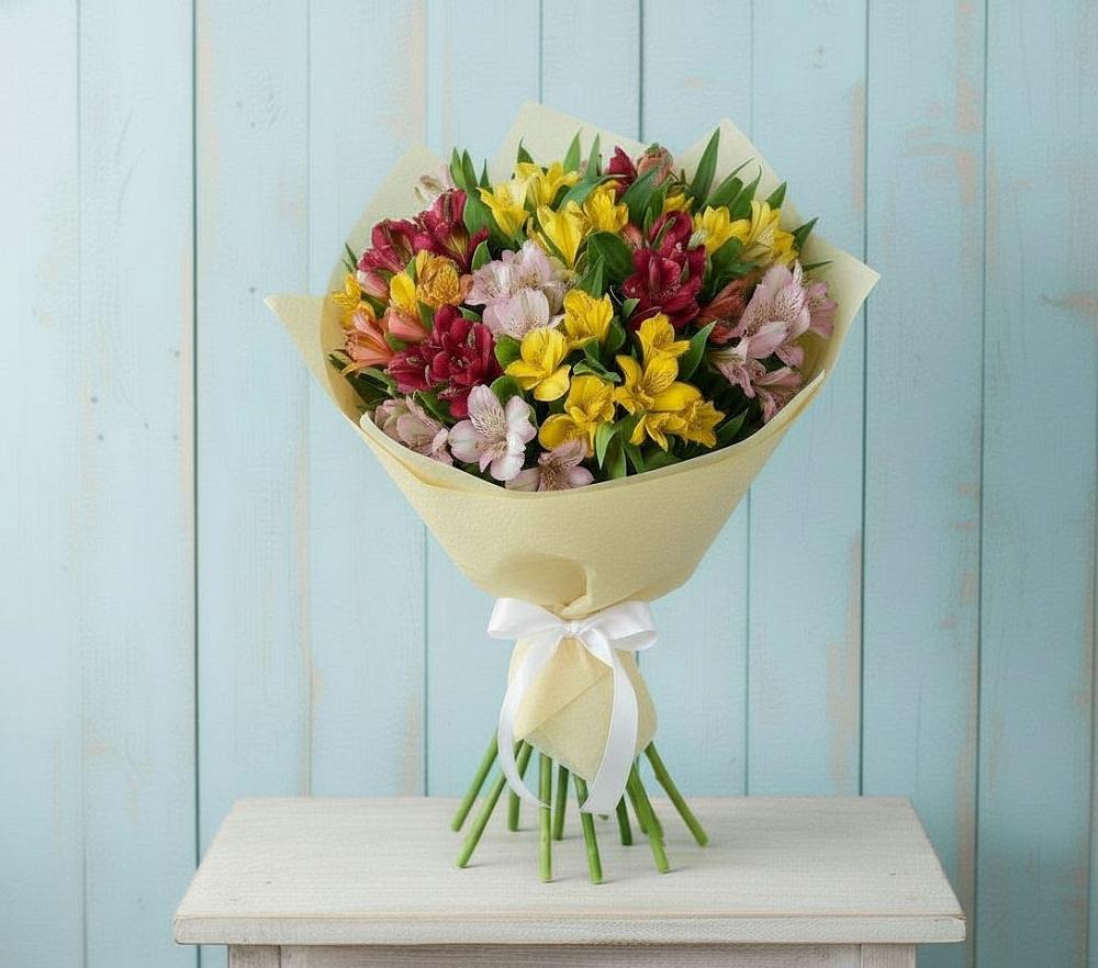 Букет цветов из: Альстромерии в Вольгинский