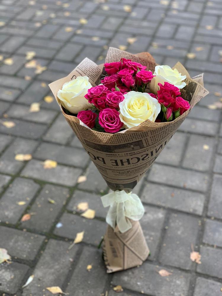 Букет цветов из: Розы в Вольгинский