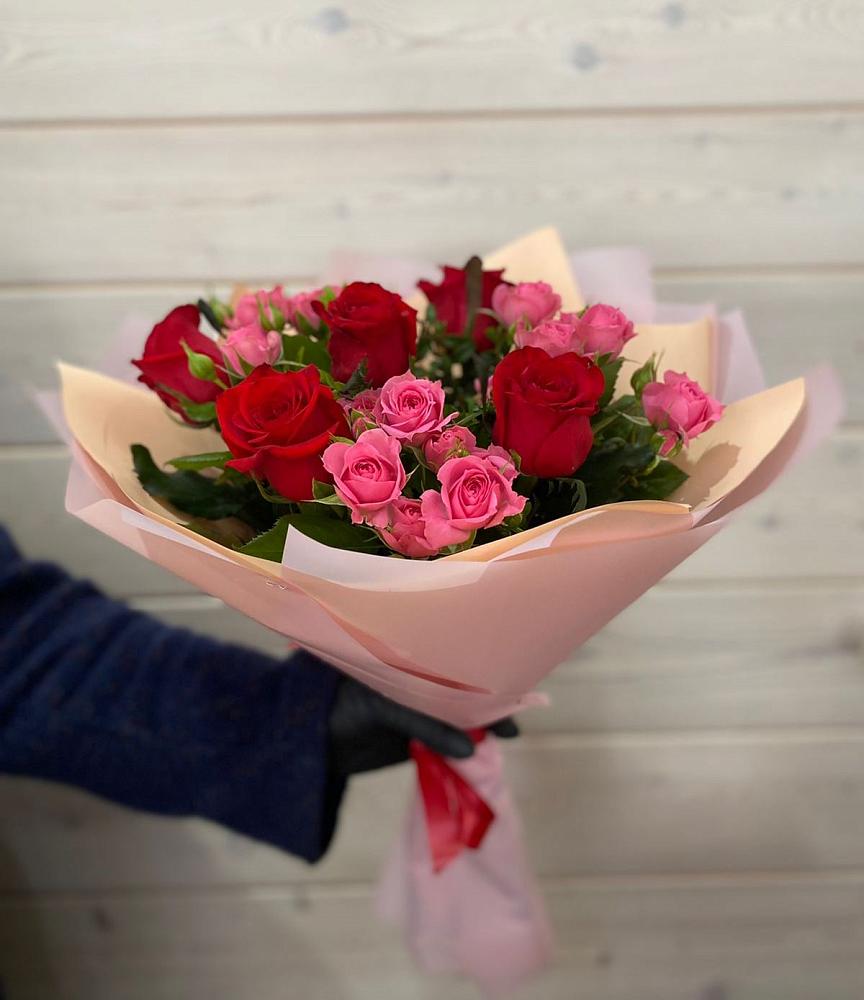 Букет цветов из: Розы в Вольгинский