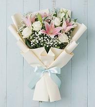 Букет цветов из:  Лилии в Вольгинский