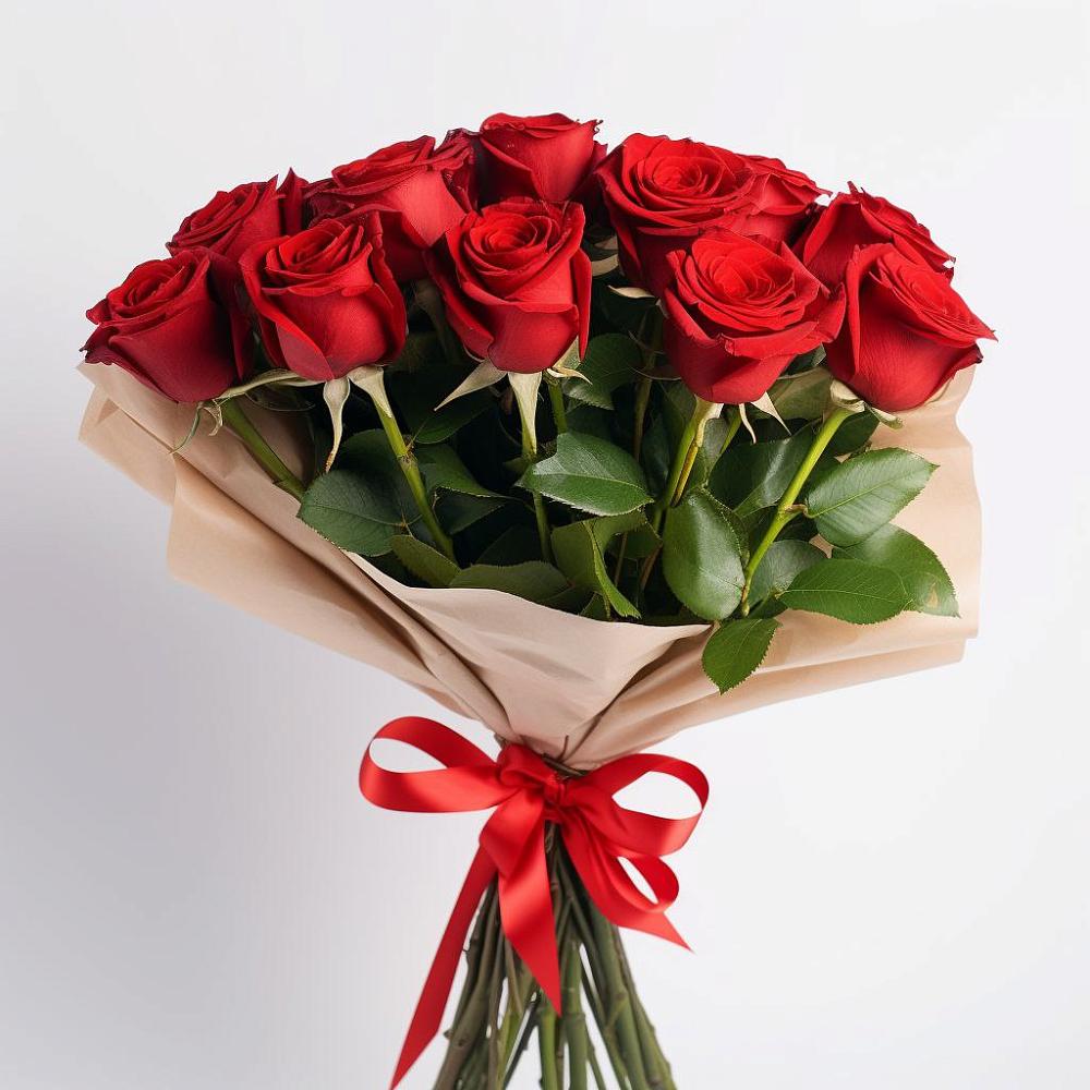 Букет 11 Красных роз Эдлесс Лав в Вольгинский