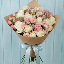 Букет цветов из:  Розы в Вольгинский