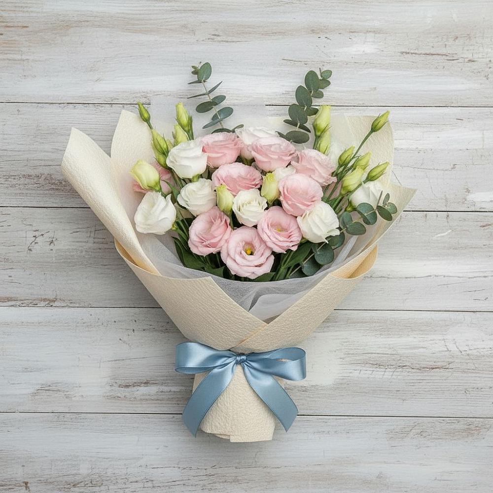 Букет цветов из: Лизиантусы в Вольгинский